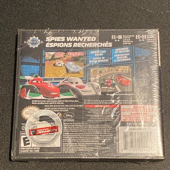 Cars 2: The Video Game (Nintendo DS, 2011) - *BRAND NEW SEALED* - Picture 2 of 2